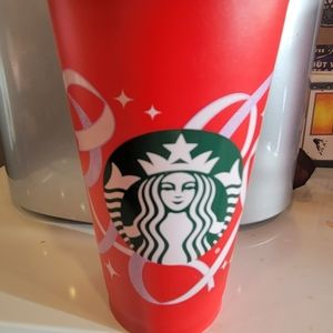 Starbucks reusable plastic cup